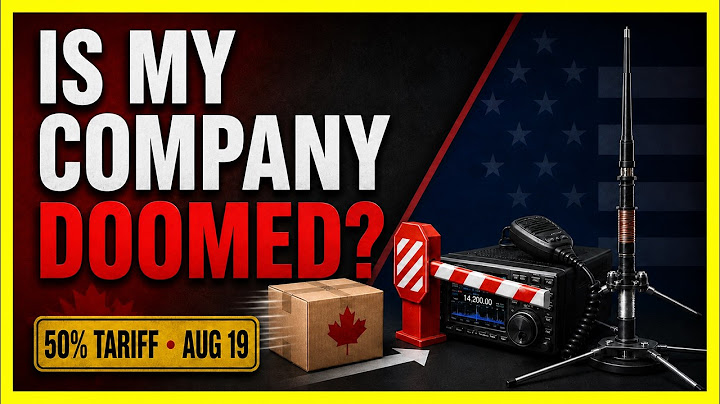 Is My Company Doomed? The New 50% Ham Radio Tariff