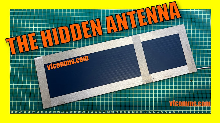 The Best Antenna Is the One Nobody Sees (Shadow Slot Antenna Build)