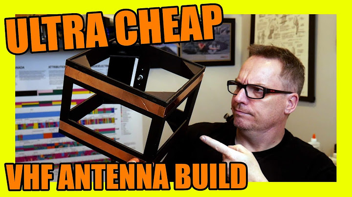 DIY VHF 2 meter Ham Radio Antenna Using Foam Board and Copper Foil Tape