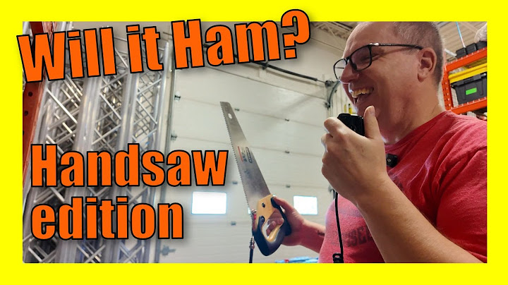 Turning a Handsaw Into a Ham Radio Antenna?! | Will It Ham?