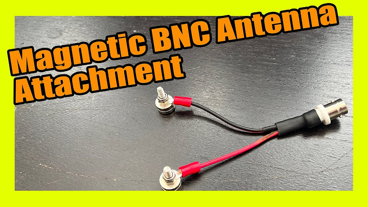 Easy Magnetic BNC Connectors for Ham Radio Antennas