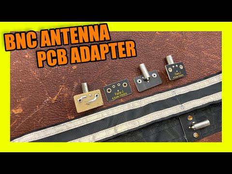 Your Own PCB Antenna connectors for Ham Radio