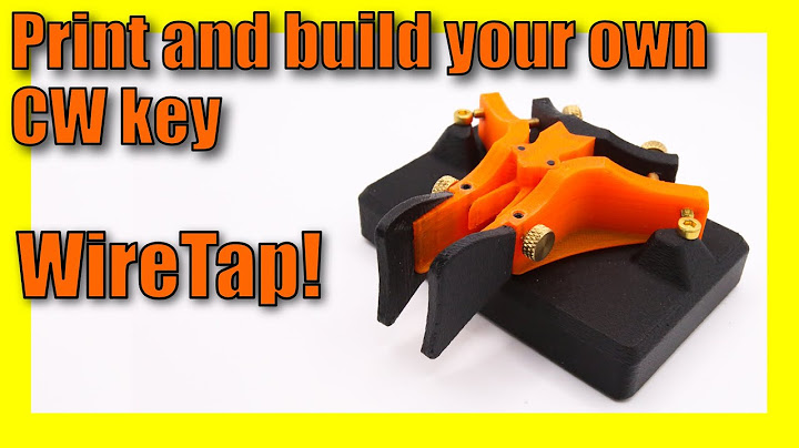 Make Your Own CW Key – 3D Printing a Morse Code Paddle