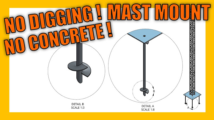 No Concrete Needed! Install a Strong Antenna Ground Mount Easily